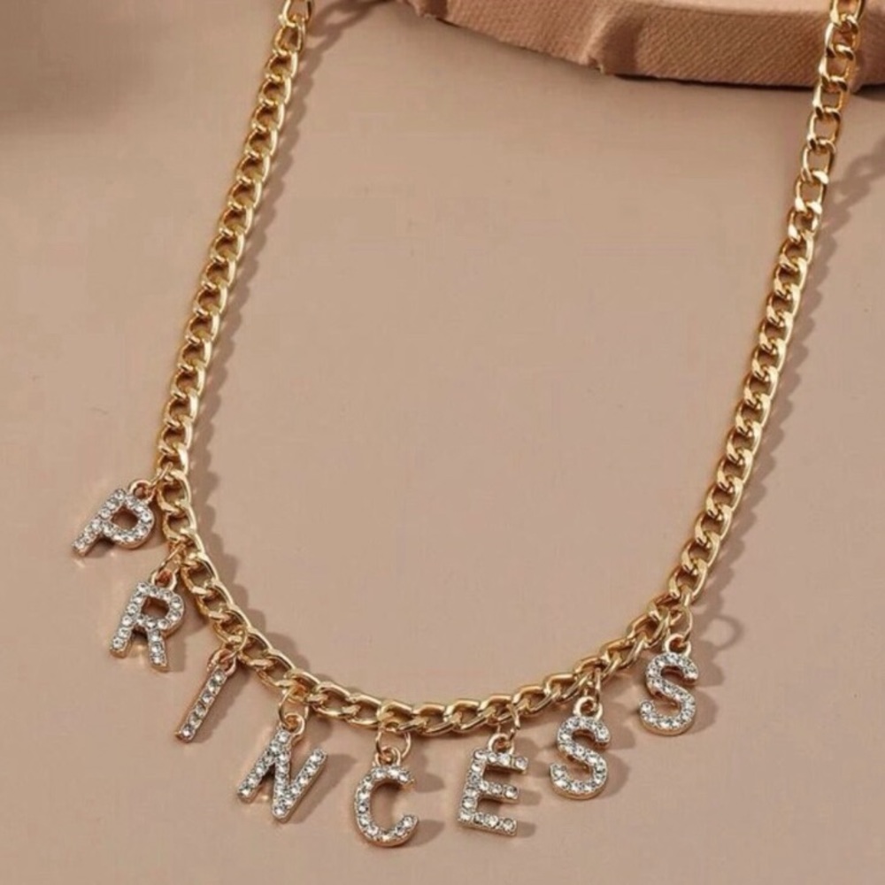 RARE princess diamanté necklace